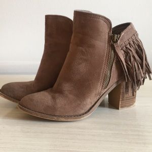 Fringe Ankle Booties